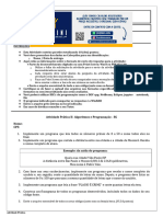 Algorítmos e Programação - Certificação Técnica