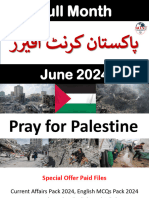 Pakistan Current Affairs June 2024 in PDF