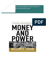 Money and Power How Goldman Sachs Came to Rule the World Cohan 2024 Scribd Download