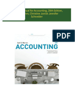 Instant download Solution Manual for Accounting, 28th Edition, Carl Warren, Christine Jonick Jennifer Schneider pdf all chapter