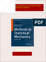 Complete Download Methods in Statistical Mechanics A Modern View Osvaldo Civitarese PDF All Chapters