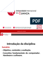 Aula 0-INFORMÁTICA BASICA INTRODUÇÂO