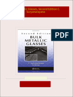 Download Bulk Metallic Glasses, Second Edition C. Suryanarayana ebook All Chapters PDF