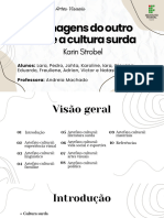 As Imagens Do Outro Sobre a Cultura Surda