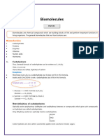 Biomolecules notes