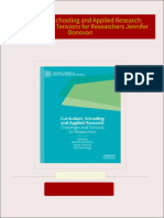 PDF Curriculum, Schooling and Applied Research: Challenges and Tensions for Researchers Jennifer Donovan download