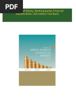 Principles of Money, Banking &amp; Financial Markets Ritter 12th Edition Test Bank PDF Download Full Book with All Chapters