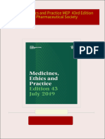 Instant Download Medicines Ethics and Practice MEP  43rd Edition Royal Pharmaceutical Society PDF All Chapters