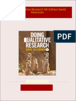 Instant Access to Doing Qualitative Research 5th Edition David Silverman ebook Full Chapters