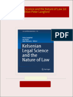 Full download Kelsenian Legal Science and the Nature of Law 1st Edition Peter Langford pdf docx