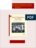 Irène Némirovsky's Russian Influences: Tolstoy, Dostoevsky and Chekhov 1st Edition Marta Laura Cenedese download pdf
