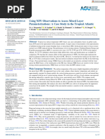 JGR Oceans - 2024 - Mrozowska - Using NIW Observations to Assess Mixed Layer Parameterizations  A Case Study in the