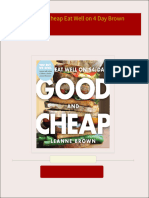 Instant ebooks textbook Good and Cheap Eat Well on 4 Day Brown download all chapters