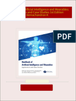 Handbook of Artificial Intelligence and Wearables: Applications and Case Studies 1st Edition Hemachandran K download pdf