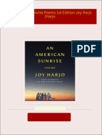 Get An American Sunrise Poems 1st Edition Joy Harjo [Harjo free all chapters