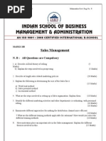 Question Paper Sales Management