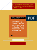 Immediate download Developing Cross-Cultural Measurement In Social Work Research And Evaluation 2nd Edition Edition Keith T. Chan ebooks 2024