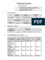 MODELO - FORMATO DE CV - EXPERIENCIA GENERAL Y ESPECIFICA