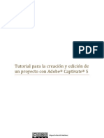 Tutorial para La Creacion y Edicion de Un Proyecto Con Adobe Captivate 5