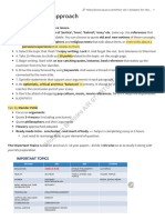 Essay strategy and notes