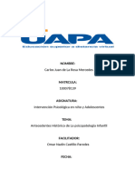 SEMANA 1 ANTECEDENTES HISTORICO DE LA PSICOPATOLOGIA INFANTIL