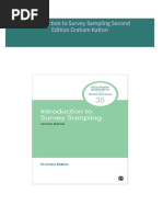 PDF Introduction to Survey Sampling Second Edition Graham Kalton download