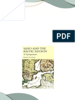 Saxo And the Baltic Region A Symposium 1st Edition Tore Nyberg 2024 scribd download