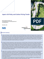 Japan Carbon Policy and Pricing Trends