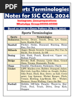 All Sports Terminologies Notes for SSC CGL 2024 (1)