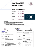 2000 Calorie Meal Plan