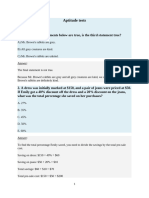 APTITUDE TEST