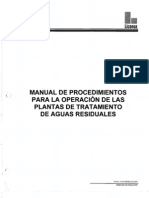 Manual de Operaciones de Plantas de Tratamiento