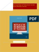 Complete Download Netflix and the Re-invention of Television 1st ed. Edition Mareike Jenner PDF All Chapters