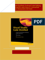 Visual Studio Code Distilled: Evolved Code Editing for Windows, macOS, and Linux 3 / converted Edition Alessandro Del Sole All Chapters Instant Download