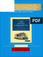 Full download The Naval Chronicle 14 July December 1805 Containing a General and Biographical History of the Royal Navy of the United Kingdom with a Variety of Original Papers on Nautical Subjects 1st Edition James Stanier Clarke pdf docx