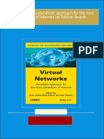 Full download Virtual networks pluralistic approach for the next generation of Internet 1st Edition Duarte pdf docx