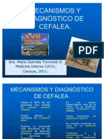 MECANÍSMOS Y DIAGNÓSTICO DE CEFALEA Definitivo