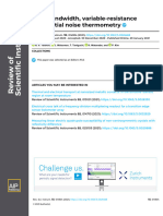 High-bandwidth, Variable-resistance Differential Noise Thermometry