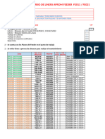 PROTOCOLO CAMBIO DE LINERS APROM FEEDER FE011- FE021 PRIMARIO - C2