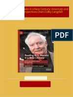 Download Reading W.S. Merwin in a New Century: American and European Perspectives Cheri Colby Langdell ebook All Chapters PDF