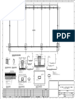 Galpon Metalico G1 - Disposicion secciones y detalles de fundaciones y enfierradura