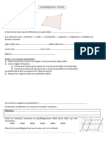 Activité parallélogrammes