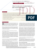 Stress and the Hair Growth Cycle Cortisol Induced Hair Growth Disruption