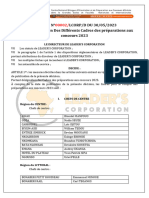 Decision Finale n0002-30!05!2023 Portant Designation Des Cadres Des Preparations Aux Councours 2023