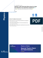 Instability Prediction Under Distorted Inflow Based on Deep Learning Neural Networks in an Axial Flow Compressor