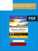 Immediate download Ethanol and Biofuels Production Standards and Potential 1st Edition Wesley P. Leland ebooks 2024