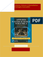 Applied Water Science, Volume 2: Remediation Technologies Inamuddin 2024 Scribd Download