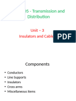 Unit 4 Insulators and Cables