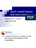 Stock pricing Theories 1