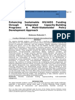 Enhancing Sustainable HIV/AIDS Funding through Integrated Capacity-Building Programs: A Multi-Stakeholder Policy Development Approach (www.kiu.ac.ug)